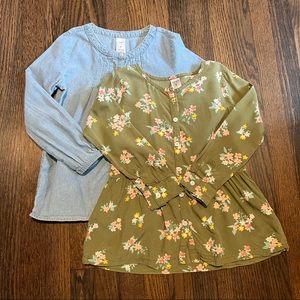 Carter’s Girls Long Sleeve Top Bundle